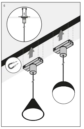 FLOS 03.6296.14 Running Magnet String Light Module-fig9
