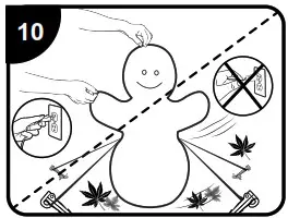 AIRBLOWN INFLATABLE KTCM 023 Outdoor Christmas Decoration - Assembly Instructions 10