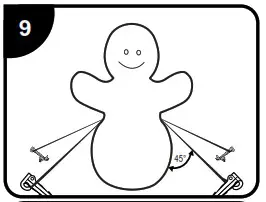 AIRBLOWN INFLATABLE KTCM 023 Outdoor Christmas Decoration - Assembly Instructions 9