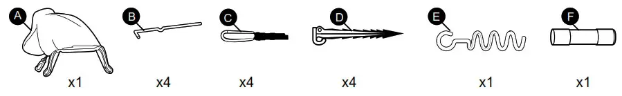 AIRBLOWN INFLATABLE KTCM 023 Outdoor Christmas Decoration - Package Contents
