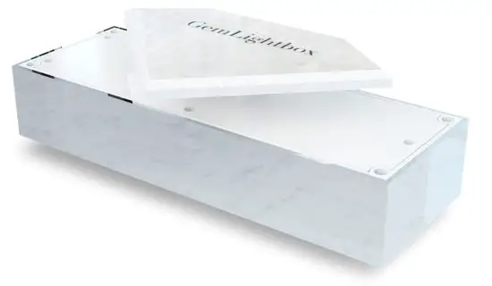 Picup Media GLBA2 Gemlightbox Aerial Jewelry Turntable - GemLightbox