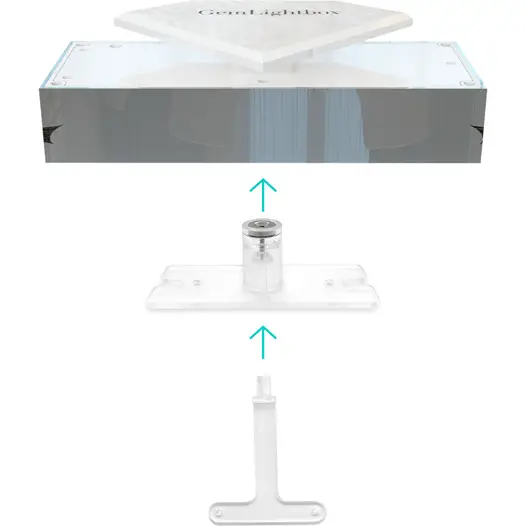 Picup Media GLBA2 Gemlightbox Aerial Jewelry Turntable - accessories