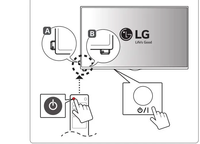 LG Digital Signage Monitor - Power On or Off 2