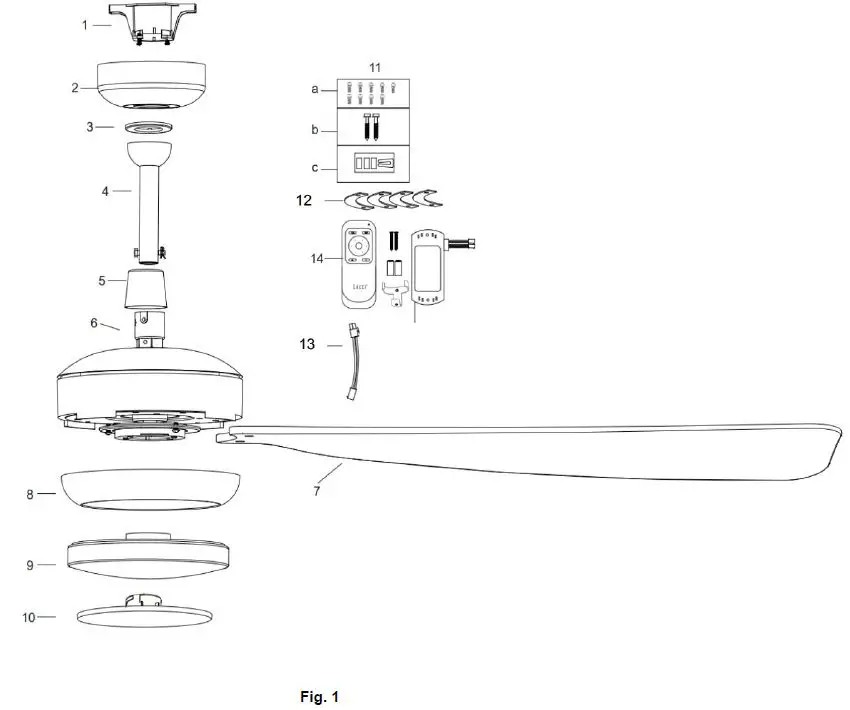 Beacon LIGHTING 213302 DC Ceiling Fan-1