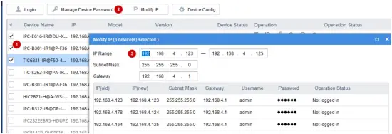 Change Device IP Address