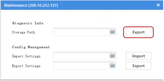 Export Diagnosis Info