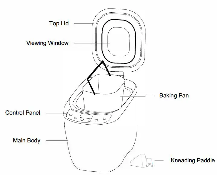 mayer-MMBM4406-Bread-Maker-fig1