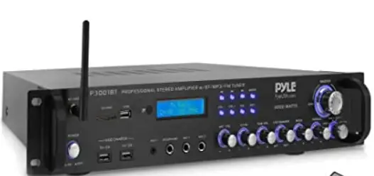 PYLE P3301BAT Wireless BT Streaming Hybrid Amplifier Receiver PRO