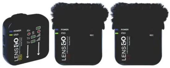 LENSGO 348C Wireless Lavalier Microphone