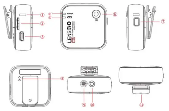 LENSGO 348C Wireless Lavalier Microphone - fig 2