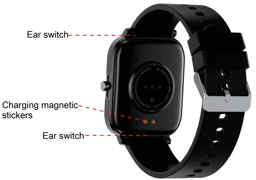 Jugeman TS29B Smart Watch for Men Women-fig2