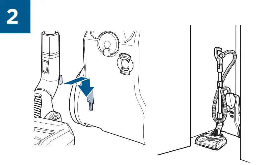 Bissell Smartclean - Storing the Vacuum 2