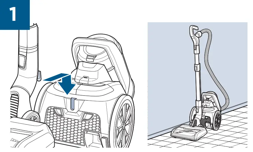 Bissell Smartclean - Storing the Vacuum