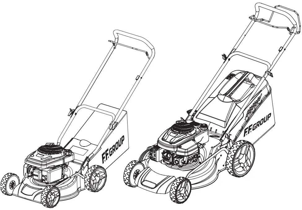 F F GROUP GLM 40 Electric Lawn Mower 1400W-