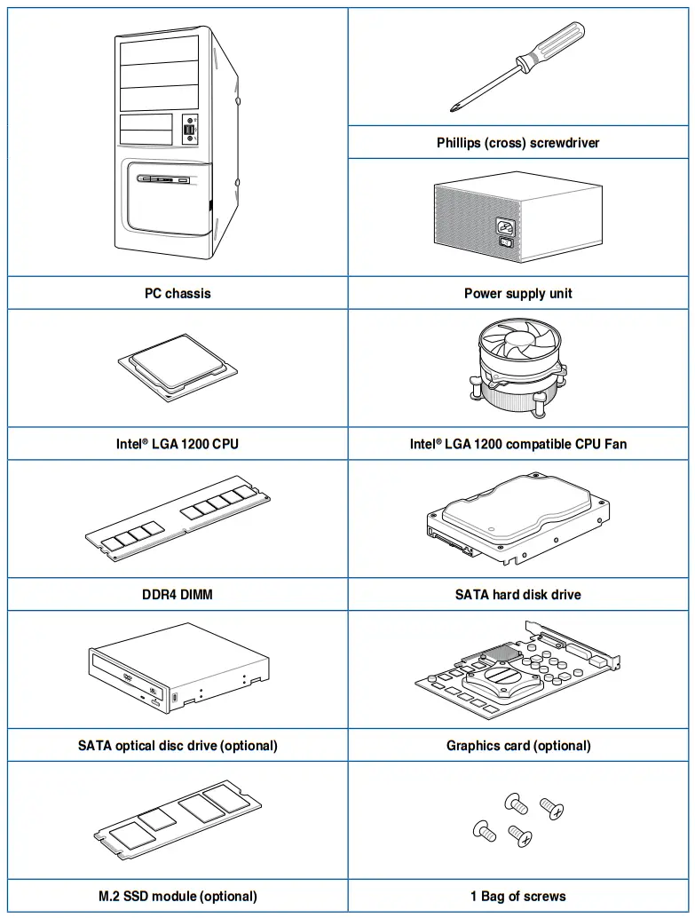 ASUS Z590 E Gaming Series Motherboard - components