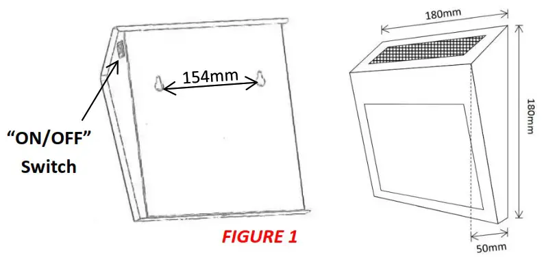 Solar Lighting DIRECT SLDIHN1 BLK WW Flush Mount LED House Number - TROUBLE SHOOTING