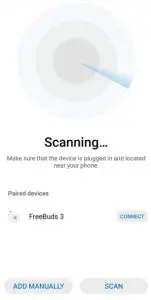 Adding FreeBuds 3 to the Device List