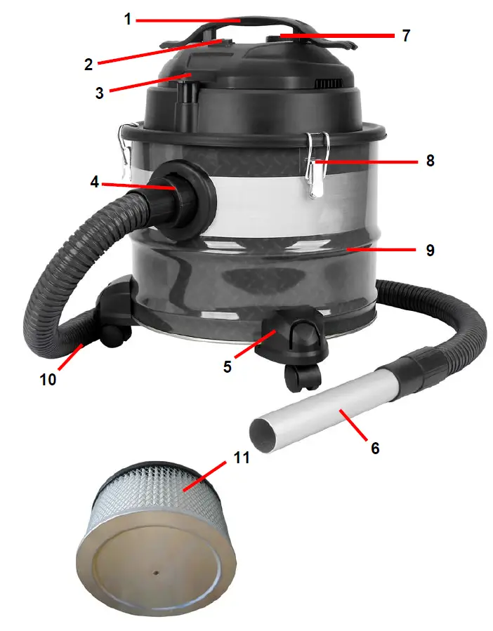 westfalia-15LJB-Ash-Vacuum-cleaner-stainless-steel-fig-2