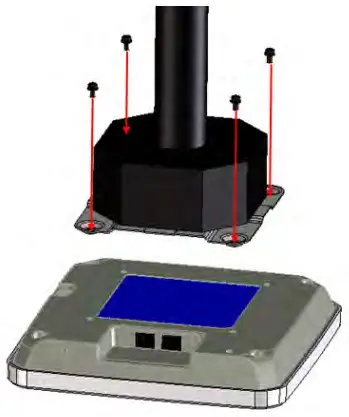 Wistron NeWeb RXAM-JD1 Access Point - Wistron NeWeb RXAM-JD1 Access Point - pandent mount1