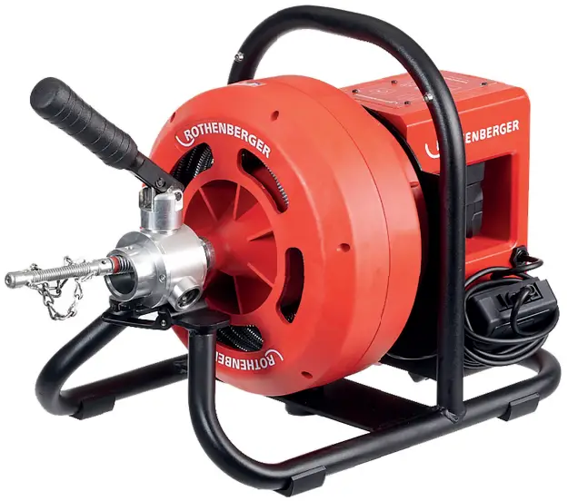 ROTHENBERGER RODRUM VarioClean 230V Li Ion CAS 15m Brushless Cordless Drain Cleaner