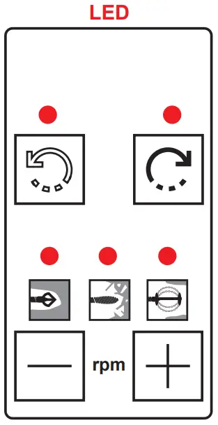 Changing Battery / LED-Control panel