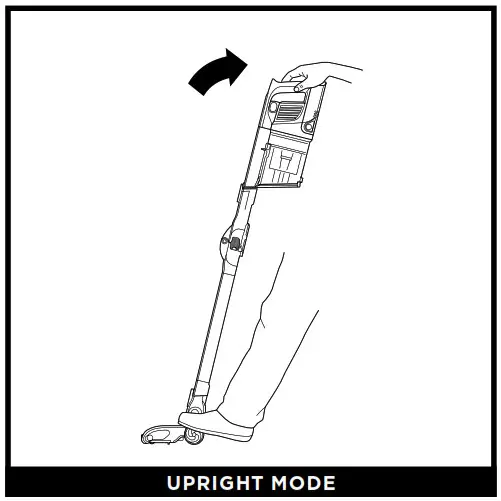 Shark Vertex MultiFlex DuoClean UPRIGHT MODE