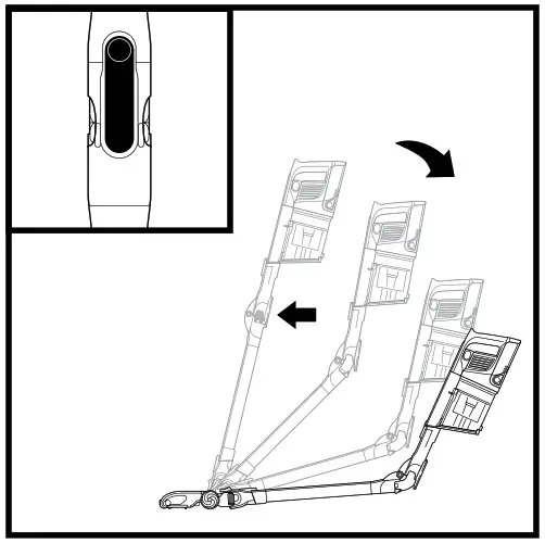 Shark Vertex MultiFlex DuoCleanUPRIGHT MODE