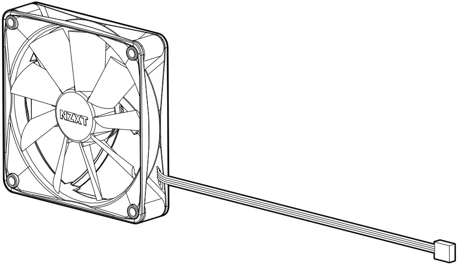 NZXT F Series Quiet Airflow Fan