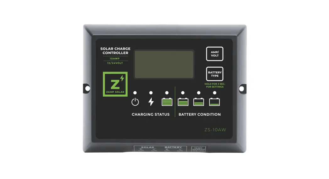 Zamp Solar Zs-10a Solar Controller User Manual