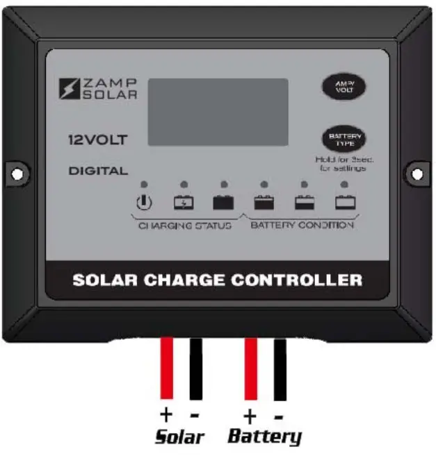 ZAMP SOLAR ZS 10A Solar Controller - fig