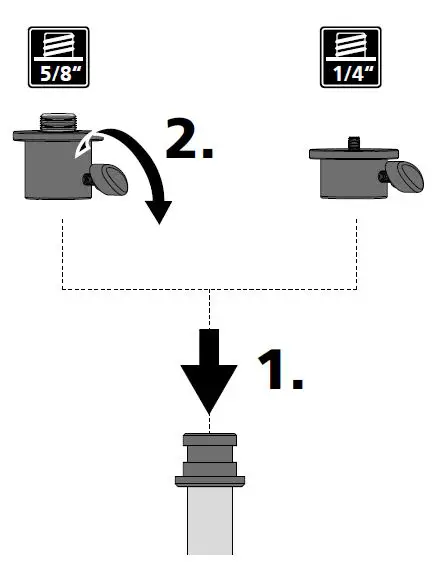 Laserliner 080 24 VarioStand L 300 cm Telescopic Stand 2