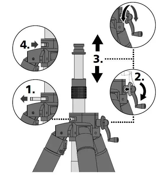 Laserliner 080 24 VarioStand L 300 cm Telescopic Stand 3