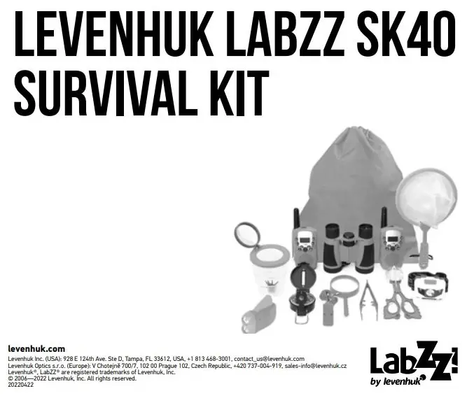 Levenhuk SK40 LabZZ Survival Kit User Manual
