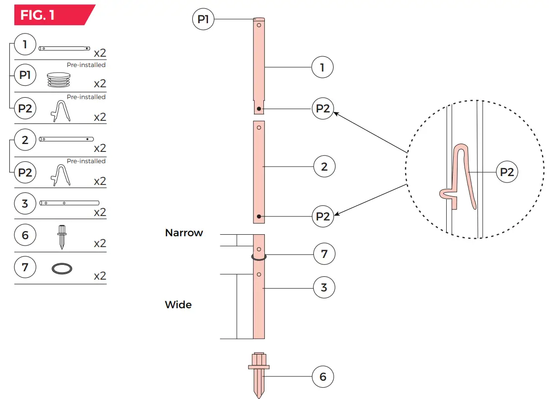 MD SPORTS NE100Y22011 DUNLOP Outdoor Sports Kit - fig4