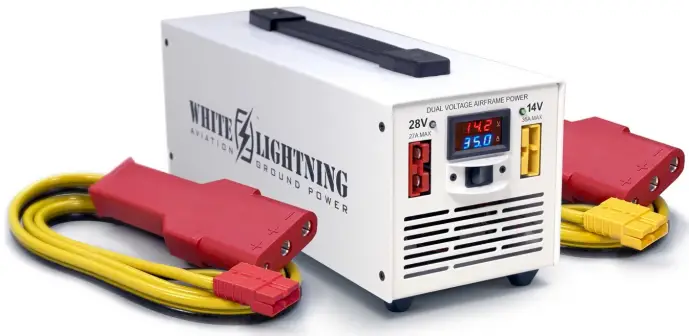 WHITE LIGHTNING M1428-DV M Series Dual Voltage 14 or 28 Volt Mini GPU-fig1