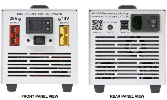 WHITE LIGHTNING M1428-DV M Series Dual Voltage 14 or 28 Volt Mini GPU-fig2
