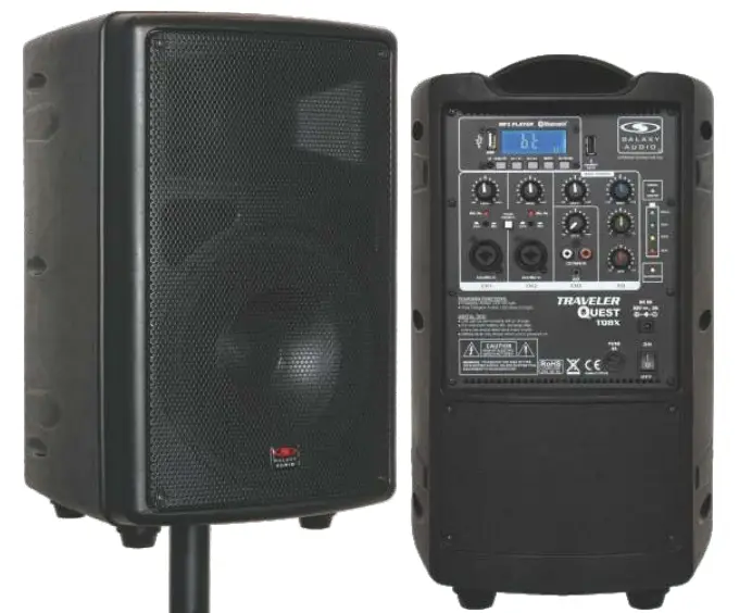 GALAXY AUDIO TQ8X Portable Rechargeable Speaker