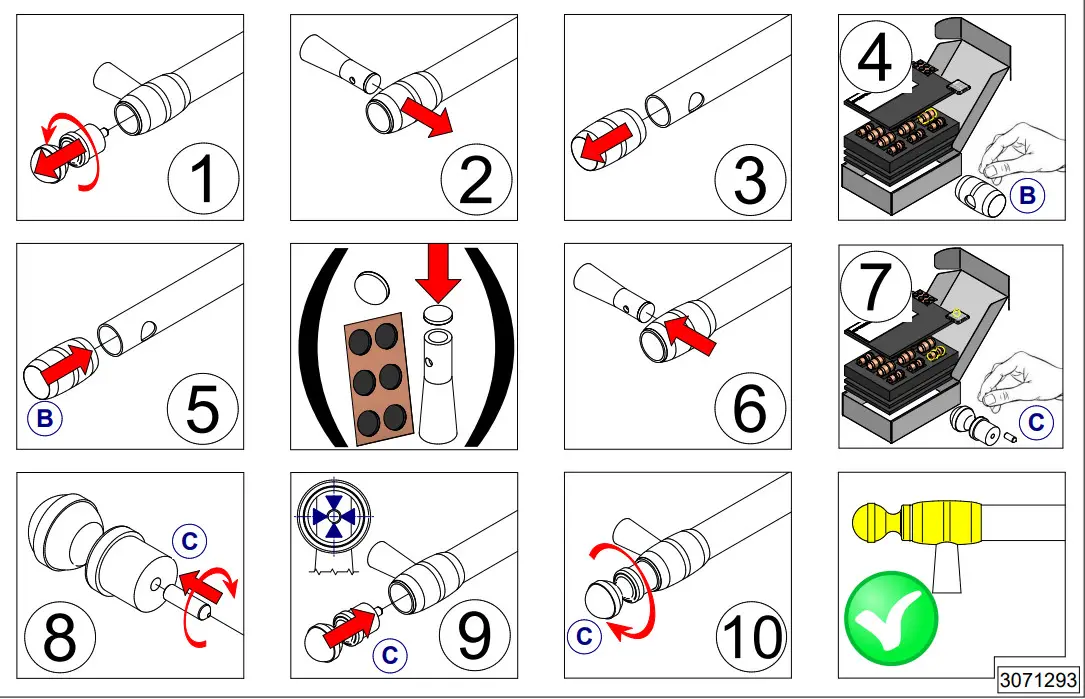 BERTAZZONI DS1HERTGO Gold Decor Set for Range andd Hood - Figure