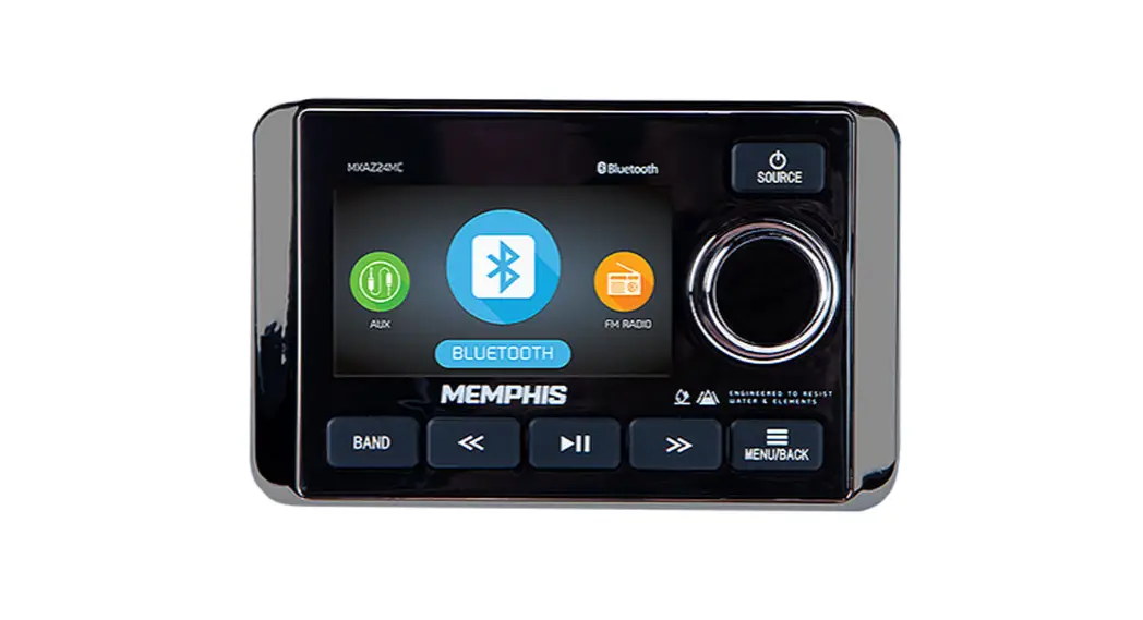 Memphis Mxaz24mc Multi Zone Marine Media Center With Subwoofer Control Instruction Manual