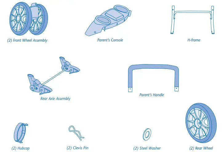 evenflo-5111344-Journey-10-Multi-Color-Stroller-FIG-2