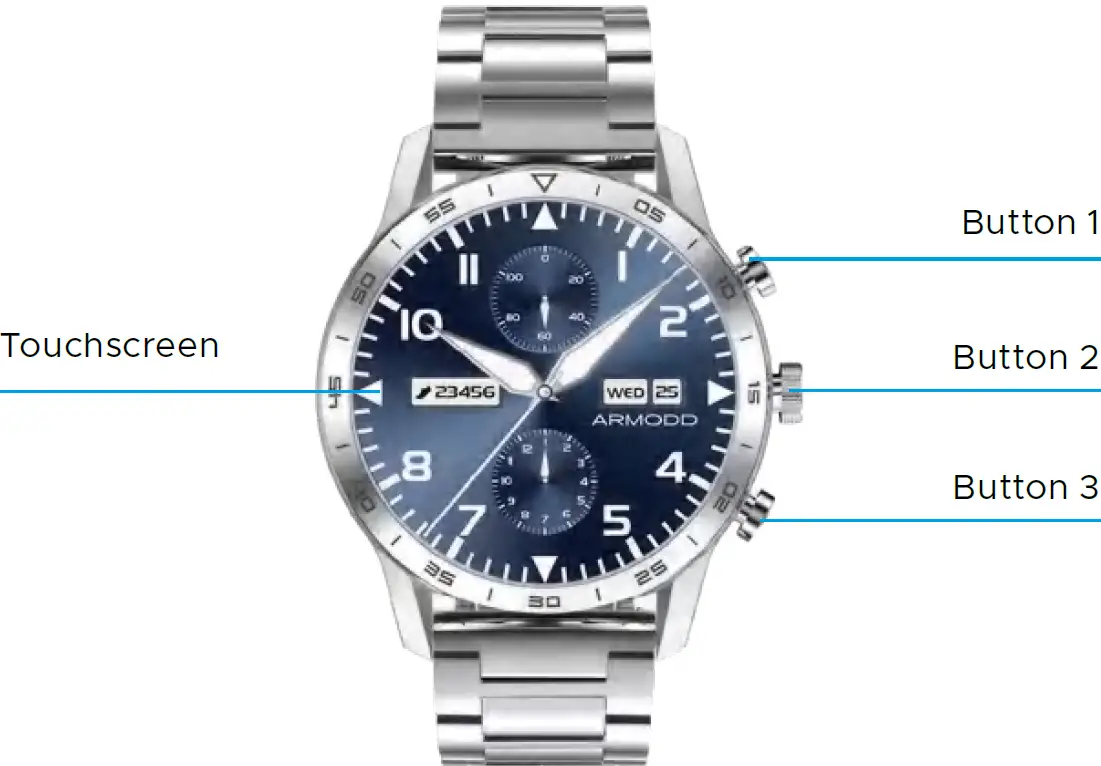 ARMODD 9001 Silentwatch 4 Pro Mens Smart Watch 01