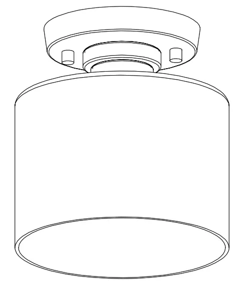 globe 61271 Flush Mount