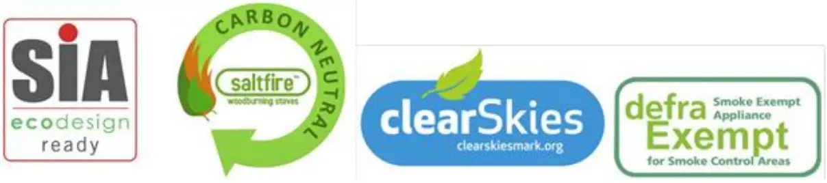 SALTFIRE 5055683308177 Scout 41KW Multi Fuel Stove - ICON