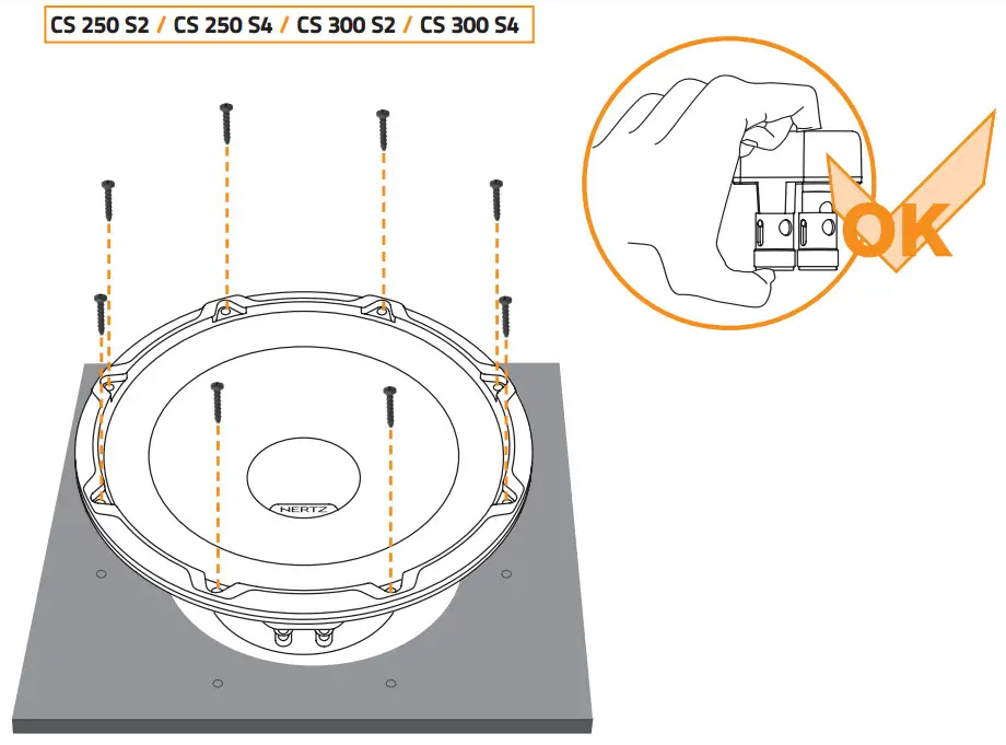 HERTZ Cento Subwoofer - CS 300 S4