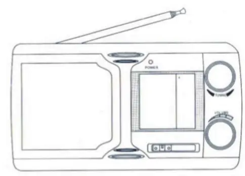 QFX R 14 Portable 12 Band AM