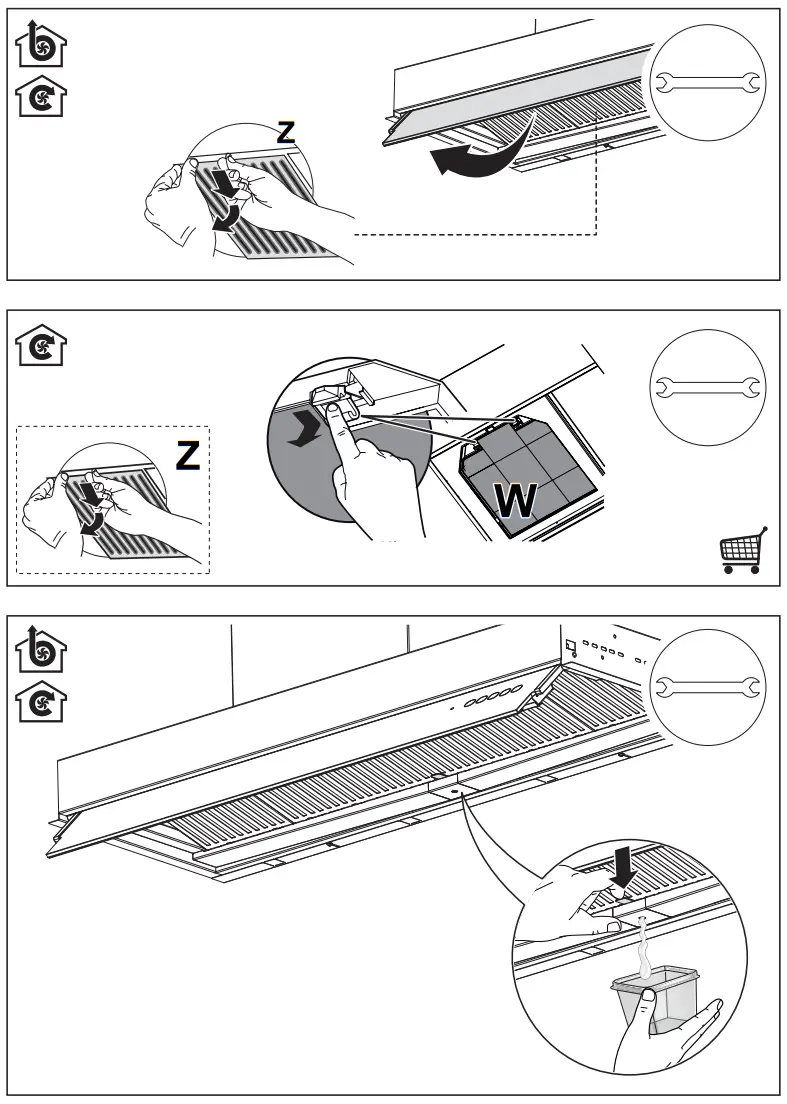 FABER In Nova Zero Drip A90 Built in Stainless Steel - fig 1