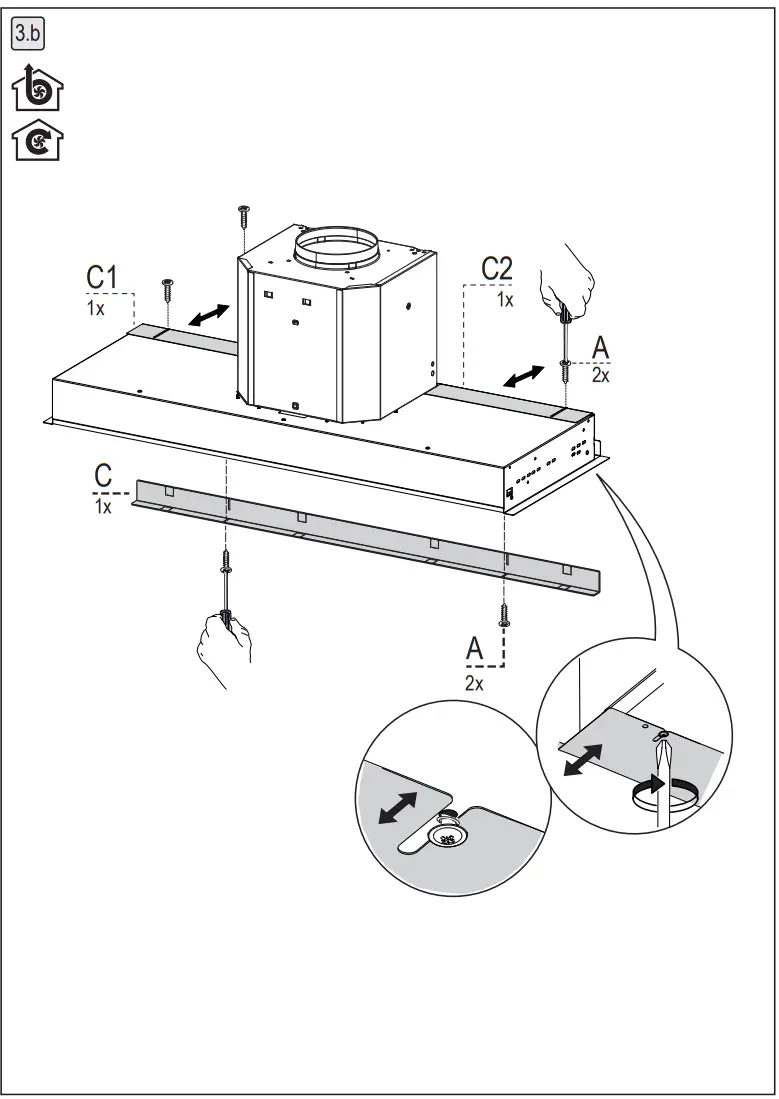 FABER In Nova Zero Drip A90 Built in Stainless Steel - fig 6