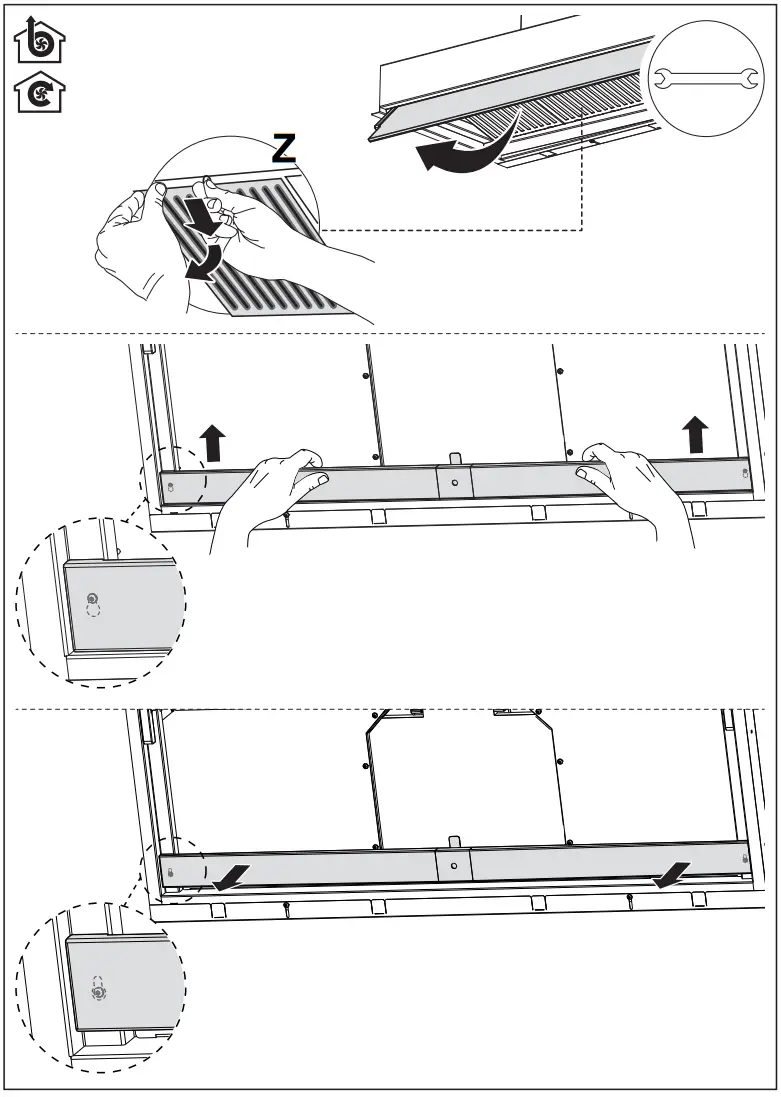 FABER In Nova Zero Drip A90 Built in Stainless Steel - fig