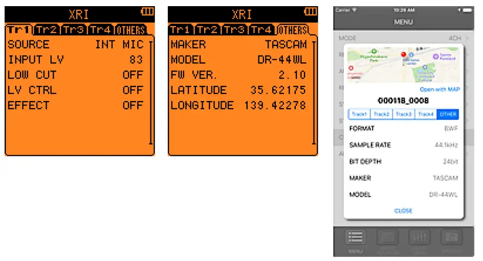 Tascam DR-44WL Handheld Portable Audio Recorder with WiFi (6)