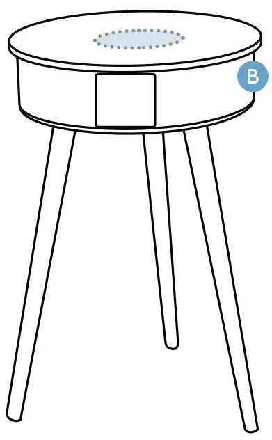 VICTROLA EC 70 Wireless Speaker Table - FIG 4